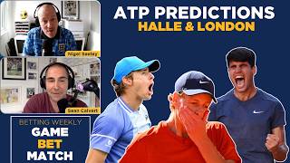 Halle London Predictions Alcaraz Medvedev Sinner De Minaur amp Zverev in ATP Action [upl. by Marcelline]