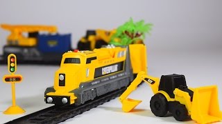 construction train for children  jcb  train videos  jcb toys  toy train  Train for kids [upl. by Relyuhcs]