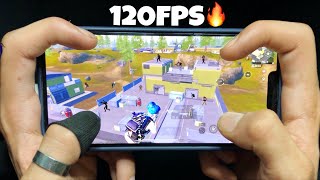 Finally 120 FPS‼️ IPHONE 13 PRO 🔥  HANDCAM PUBG Mobile⚡️ [upl. by Alansen238]