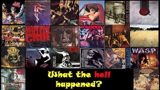 20 Hair Metal Albums That FLOPPED And Why An Analysis [upl. by Ahsilav]