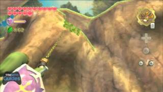 Skyward Sword Goddess Cube Locations  Cube 23  Lake Floria  WikiGameGuides [upl. by Nekcarb]