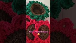 Time for Christmas theme crochets crochet christmascrochet bucketbag diycrochet christmas [upl. by Nelleus]