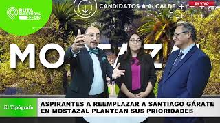 ASPIRANTES A REEMPLAZAR A SANTIAGO GÁRATE EN MOSTAZAL PLANTEAN SUS PRIORIDADES [upl. by Alleiram]