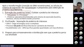 AULA BIOTECNOLOGIA 12  Purificação de proteínas recombinantes [upl. by Ietta]