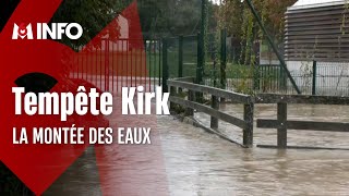 Tempête Kirk  la dépression se déplace en IledeFrance [upl. by Ayim]