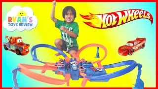 Hot Wheels Criss Cross Crash Track Motorized Toys Cars for Kids [upl. by Imalda]