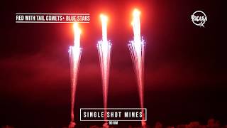 Single Shot Mines 90mm  Ricasa Fireworks [upl. by Filippa]