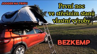 Dacia Jogger camper DIY rooftop tent První noc ve střešním stanu vlastní výroby [upl. by Chevalier]