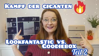 Adventskalendervergleich  Lookfantastic vs Goodiebox  Wer macht das Rennen  Teil 2  Simplybee [upl. by Ajssatsan102]