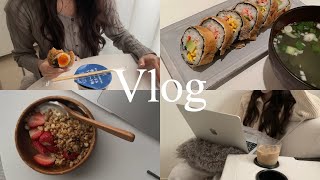 【Vlog】社会人の休日ブイログ🌤️1日の食事🥣休日ランチ頑張りすぎない日常恵方巻き [upl. by Assiral]