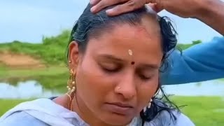 indian women long hair cut [upl. by Ardua164]