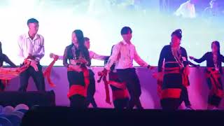 Muani mkhangma ll Belonia college ll silver jubilee ll group dance freshers [upl. by Adnirim875]