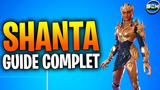 GUIDE COMPLET DES DÉFI QUÊTE DE SHANTA FORTNITE EMPLACEMENT DES TOUS LES FRAGMENT DE GEMME FORTNITE [upl. by Curtis]