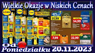 Lidl Nowa Gazetka Promocyjna od Poniedziałku 20112023 Najlepsze Okazje W Niskich Cenach [upl. by Poole]