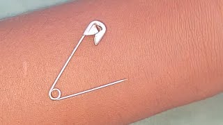 the safety pin 🧷 tattoo design viral short video trending shots love [upl. by Eizle]