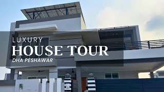 Luxury House Tour DHA Peshawar  Fully Furnished  Construction By MUSTAFA BUILDERS [upl. by Ahseinet]