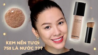 Kem nền tươi 75 là nước  Swatch amp Review  CHANEL WATER FRESH TINT  Quach Anh ENGsub [upl. by Alled]