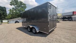 LOOK 7x16 ST DLX Enclosed Cargo Trailer w Ramp Door  AAA Trailer  Howell MI [upl. by Aileme]