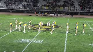 2024 Hilmar Football Cheerleaders at Lathrop Game [upl. by Arreik]