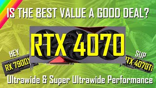 RTX 4070 Ultrawide Review  Raster amp Ray Tracing vs the 4070 Ti amp 7900 XT  4 Resolutions – 11 Games [upl. by Leahcimaj]