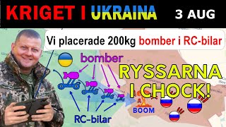 3 Aug OTROLIGT Ukrainarna Får Ryssarna att GÅ UPP I RÖK MED 200 KG VÄTGAS amp SPRÄNGDEG [upl. by Asiret]