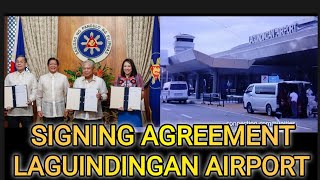 SIGNING OF LAGUINDINGAN AIRPORT WITNESS BY PRES MARCOS JR [upl. by Assanav56]