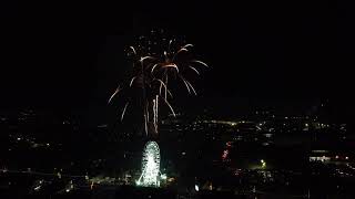 Leicester Diwali Day At Melton Road full firework from drone [upl. by Mcgee383]