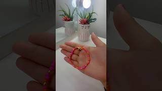 Coral bracelet⭐️✨🎀 beadedjewelery seedbeadbracelet jewelrymaking beadspinner [upl. by Tillinger]