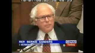 Bernie Sanders Predicts Crash of 2008 in 1998 [upl. by Drooff]