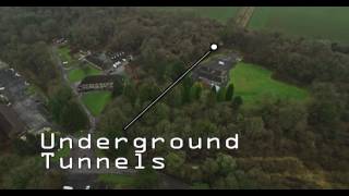 RAF Chilmark Bunkers and Railway DRONE FLIGHT 4K [upl. by Atterehs315]