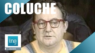 Coluche au Parlement Européen pour les Restos du Coeur  Archive INA [upl. by Alexa238]