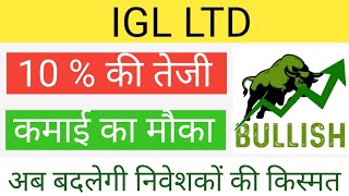 IGL LTD SHARE NEWS  NEXT TARGET  LATEST NEWS  STOCK ANALYSIS iglsharelatestnews nifty50 [upl. by Slack]