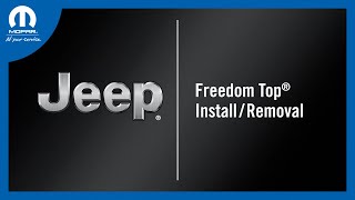 Freedom Top® InstallRemoval  How To  2024 Jeep Wrangler [upl. by Davidoff456]