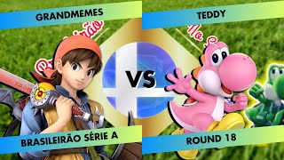 Grandmemes Hero vs Teddy Yoshi  BRASILEIRÃO SMASH ONLINE 2024 SÉRIE A  Smash Ultimate SSBU [upl. by Zara]