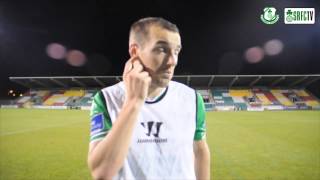 Karl Sheppard post FAI Cup win v Longford 220814 [upl. by Hillier]