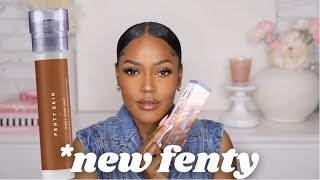 NEW FENTY SKIN Hydra Vizor Huez Tinted Moisturizer SPF 30 [upl. by Esimaj]