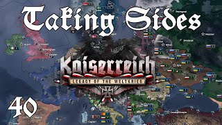 Kaiserreich  German Empire Ep 40 Taking Sides  Hearts of Iron 4 [upl. by Enirehtak]