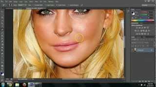 Photoshop CS6  Facial Touchups and Basic Editing Tutorial [upl. by Peckham]