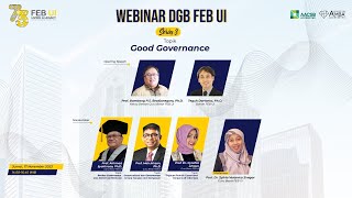 Webinar DGB FEB UI Series 3 Good Governance [upl. by Assirrak361]