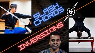 Slash Chords vs Piano Inversions 🎶 Music Theory 🎼 Tutorial [upl. by Lowry200]