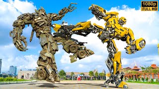 Bumblebee vs Megatron Final Fight  Transformers The Last Knight HD [upl. by Aihsoek]