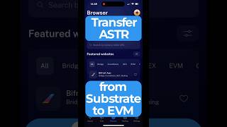 Transfer ASTR from Substrate to EVM – Nova Wallet [upl. by Anatnahs]