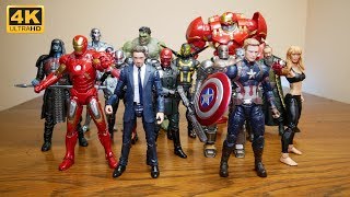 MASSIVE Unboxing Most not all of the Marvel Legends MCU 10 Years Collection [upl. by Kalman]