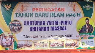 Khitanan Massal Rangkaian Gema Muharram PHBI Masjid Darussalam Desa Plumbon Indramayu [upl. by Ahsillek]