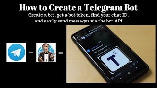 How to Create a Telegram Bot and Send Message via bot API [upl. by Bolton]