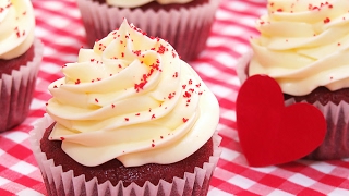 Cupcakes Red Velvet  Fáciles y Deliciosos [upl. by Gilson]