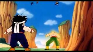 DBZ Tien Shinhan Tries to Avenge Chiaotzu Against Nappa HD [upl. by Okeim]