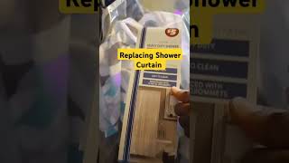 Replacing The Shower Curtain ytshorts showercurtain [upl. by Rapsag]