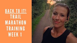 BACK TO IT MARATHON TRAINING  WEEK 1 [upl. by Lednahs]