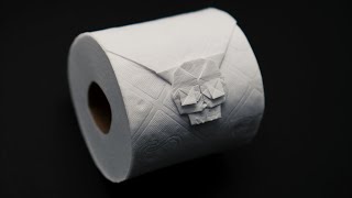 ORIGAMI TOILET PAPER SKULL Jo Nakashima [upl. by Dudden]